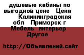 душевые кабины по  выгодной цене › Цена ­ 10 - Калининградская обл., Приморск г. Мебель, интерьер » Другое   